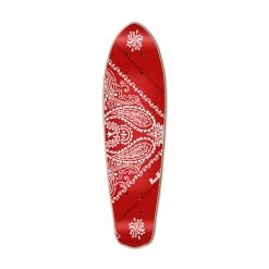 Punked Micro Cruiser Deck - Bandana Red