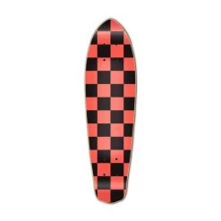Punked Micro Cruiser Deck - Checker Orange