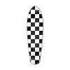 Punked Micro Cruiser Deck - Checker White