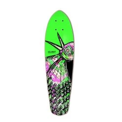 Punked Micro Cruiser Deck - The Bird Green