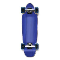 Punked Stained Blue 27" Mini Cruiser Complete