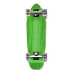 Punked Stained Green 27" Mini Cruiser Complete