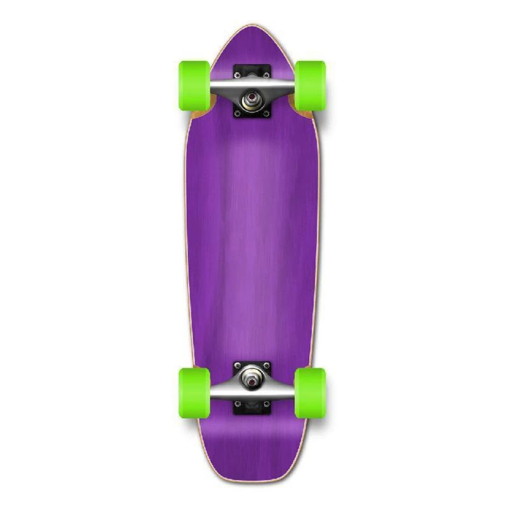 Punked Stained Purple 27" Mini Cruiser Complete