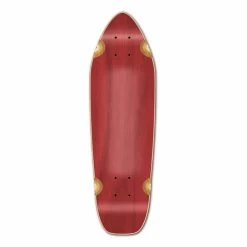 Punked Mini Cruiser Blank Deck - Stained Red