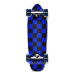 Punked Mini Cruiser Complete - Checker Blue