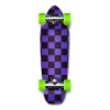 Punked Mini Cruiser Complete - Checker Purple