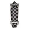 Punked Mini Cruiser Complete - Checker Silver