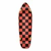 Punked Mini Cruiser Deck - Checker Orange
