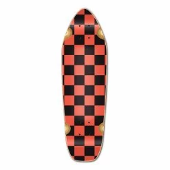 Punked Mini Cruiser Deck - Checker Orange
