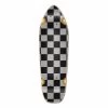 Punked Mini Cruiser Deck - Checker Silver