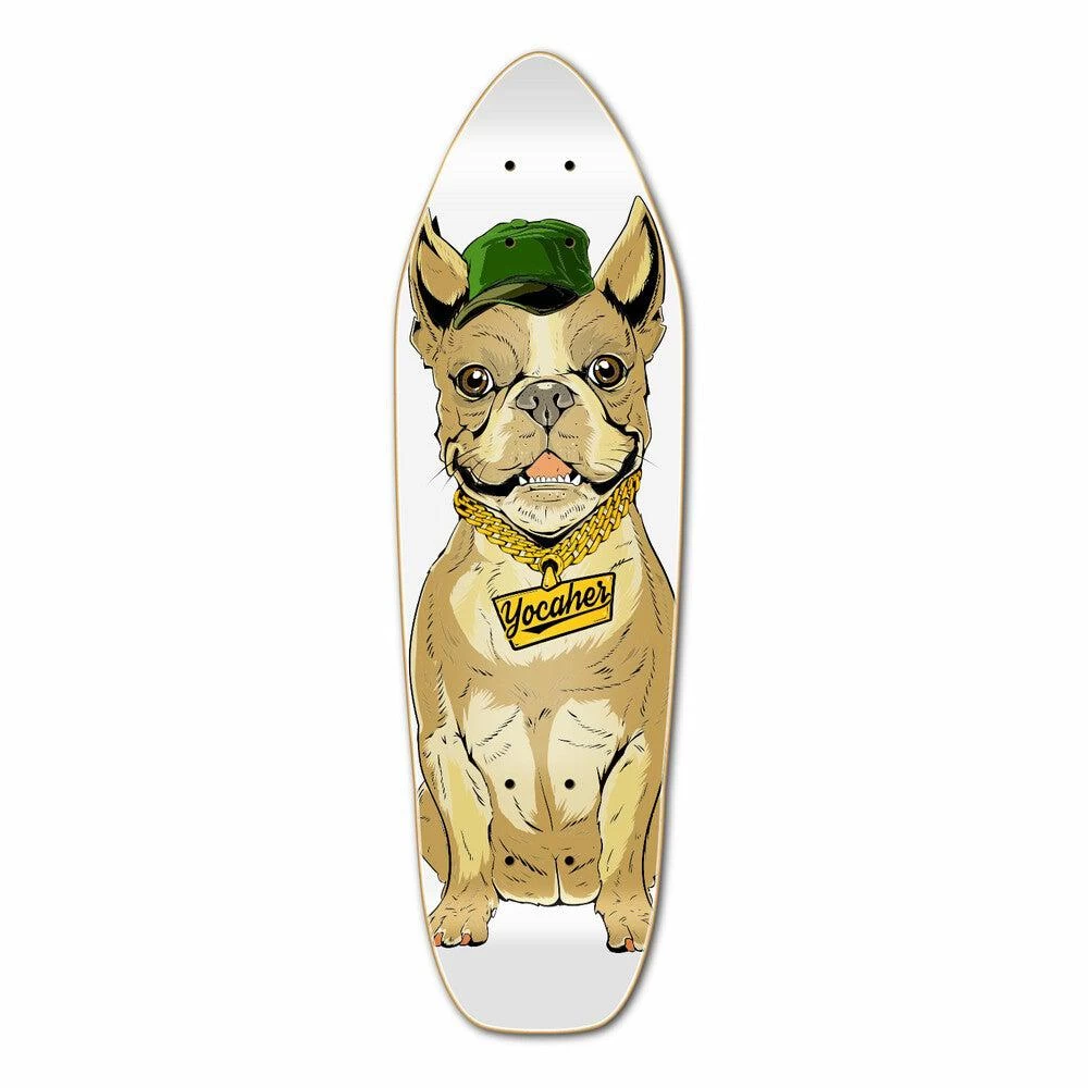 Punked Cool Pup French Bulldog 27" Mini Cruiser Deck