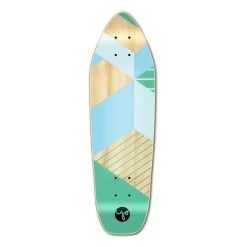 Punked Mini Cruiser Deck - Geometric Series - Green