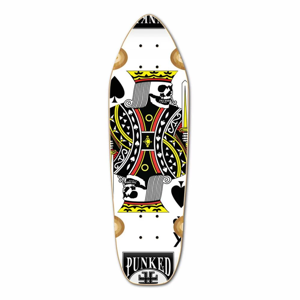 Punked Mini Cruiser Deck - King Of Spades
