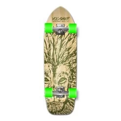 Punked Old School 33" Skateboard Longboard Complete - Spirit Animal - Lion