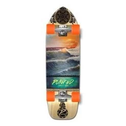 Punked Old School 33" Skateboard Longboard Complete - Wave Scene