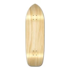 Punked Old School Blank Longboard Deck - Natural