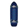 Punked Old School 33" Pool Longboard In Checker Blue