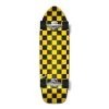 Punked Checker Yellow 33" Old School Longboard