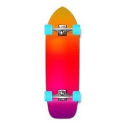 Punked Old School Longboard Complete - Gradient Pink