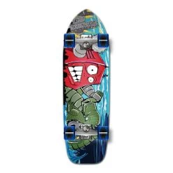 Punked Old School Longboard Complete - Robot