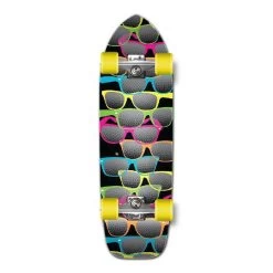 Punked Old School Longboard Complete - Shades Black