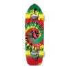 Punked Old School Longboard Complete - Tiedye Rasta