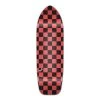 Punked Old School Longboard Deck - Checker Orange
