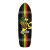 Punked Old School Longboard Deck - Rasta