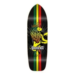 Punked Old School Longboard Deck - Rasta