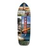 Punked Old School Longboard Deck - San Francisco