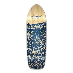 Punked Old School Longboard Deck - Spirit Animal Series - Owl