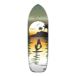 Punked Old School Longboard Deck - Surfer