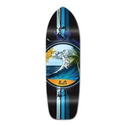 Punked Old School Longboard Deck - Wave