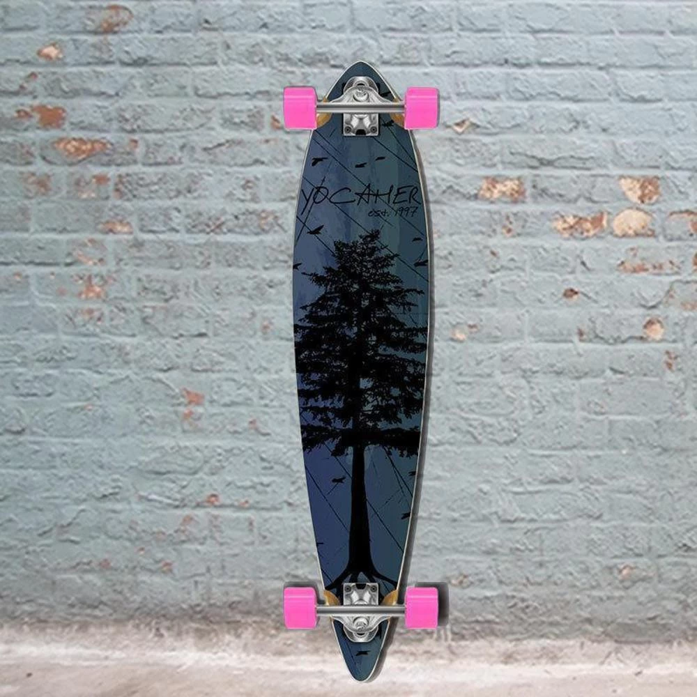 Punked Pintail In The Pines Blue 40" Longboard - Image 2