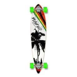 Punked Pintail Longboard Complete - Palm City Rasta