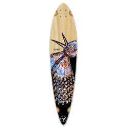 Punked Pintail Longboard Deck - The Bird Natural