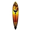 Punked Pintail Sunset Longboard Deck