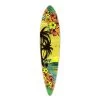 Punked Pintail Tropical Day Longboard Deck