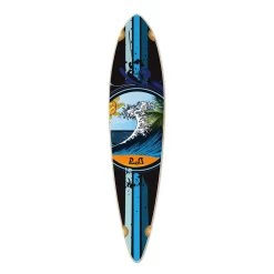 Punked Pintail Wave Longboard Deck