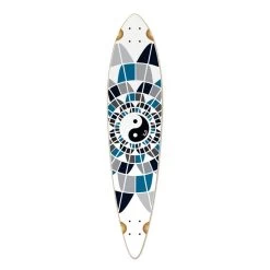 Punked Pintail Ying Yang 40" Longboard Deck