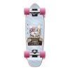 Punked Rockstar Kitty Cat - Purple Pepper 27" Mini Cruiser Longboard