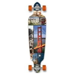Punked San Francisco Drop Through 40" Longboard