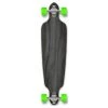 Punked Stained Black 41" Drop Through Blank Longboard