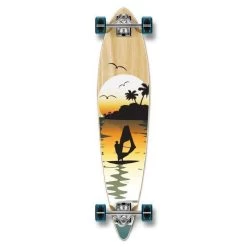 Punked Surfer Pintail Longboard 40" Natural