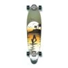 Punked Surfer Sunset Beach Green Kicktail 40 Inches Longboard