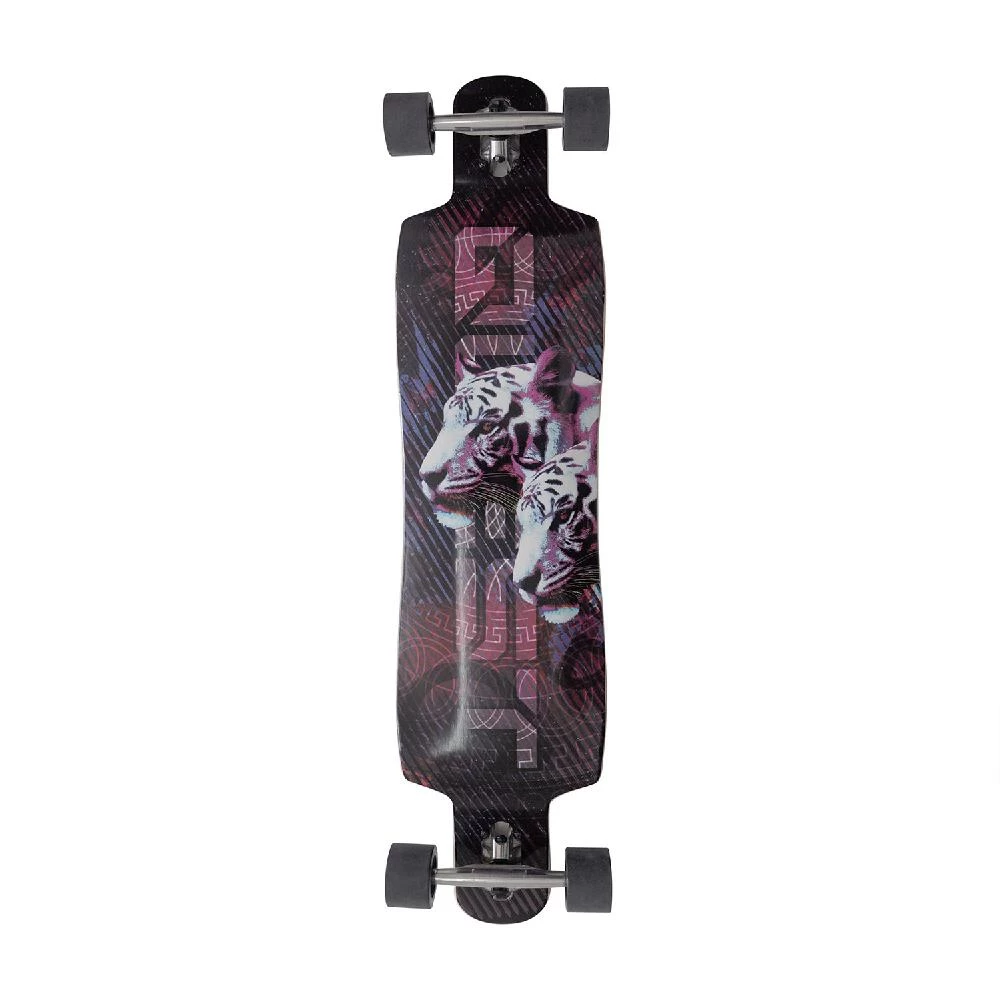 Quest Neon Tigers 42" Downhill Drop Through Longboard