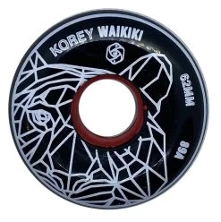 Red Eye Korey Waikiki Black Wheels 62mm 89a - Set Of 4
