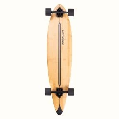 Retrospec Zed Black Pipeline 41" Pintail Longboard