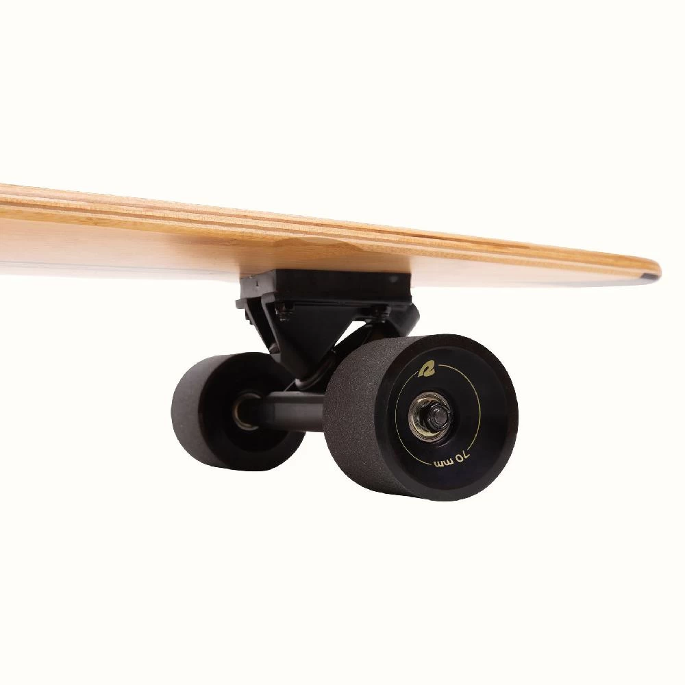 Retrospec Zed Black Pipeline 41" Pintail Longboard - Image 4