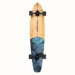 Retrospec Zed Dark Tropics 44" Kicktail Longboard